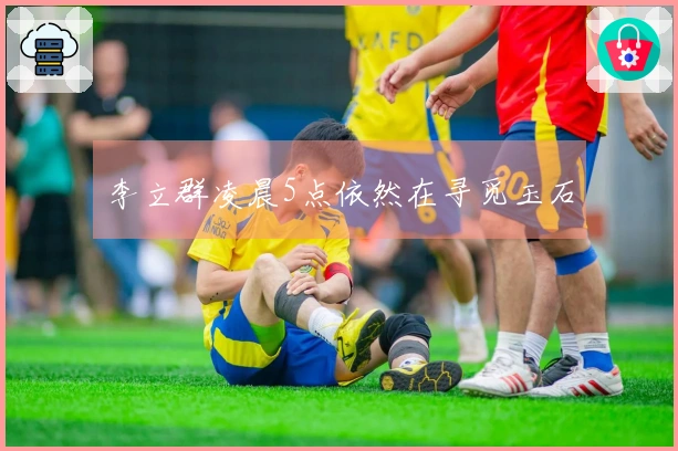 李立群凌晨5点依然在寻觅玉石